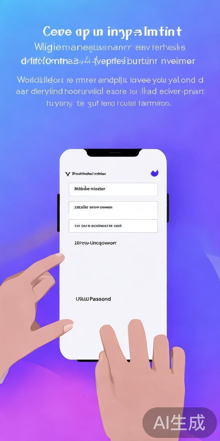 首次打开应用并进行账号注册
安装完成后，打开平台